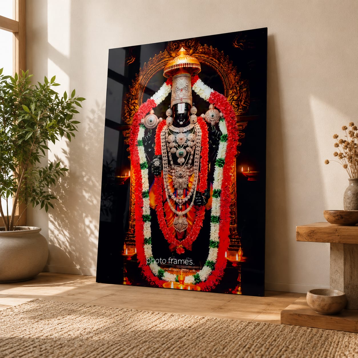 Premium Lord Venkateswara UV Acrylic Wall Art