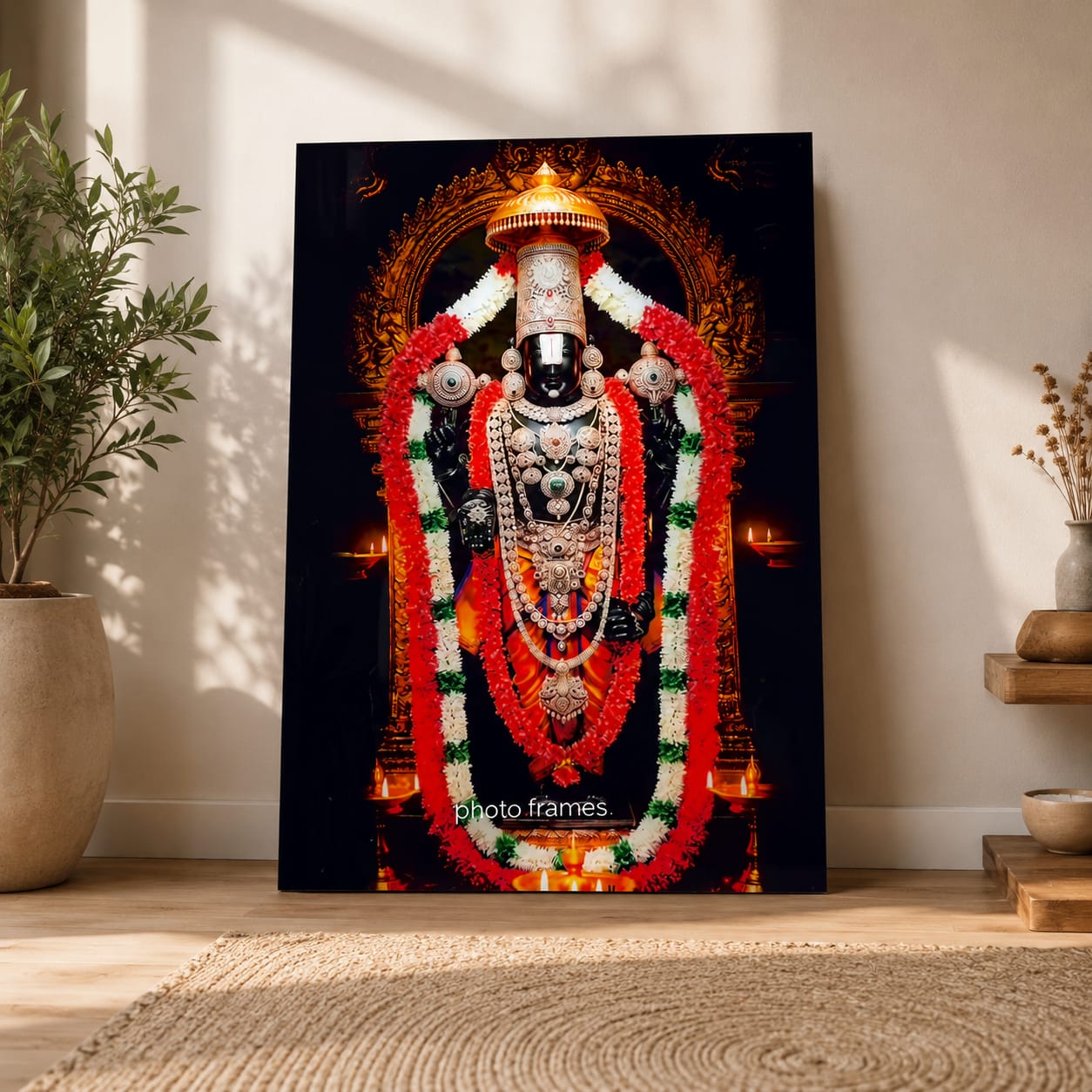 Premium Lord Venkateswara UV Acrylic Wall Art