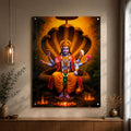 Premium Lord Vishnu UV Acrylic Wall Art