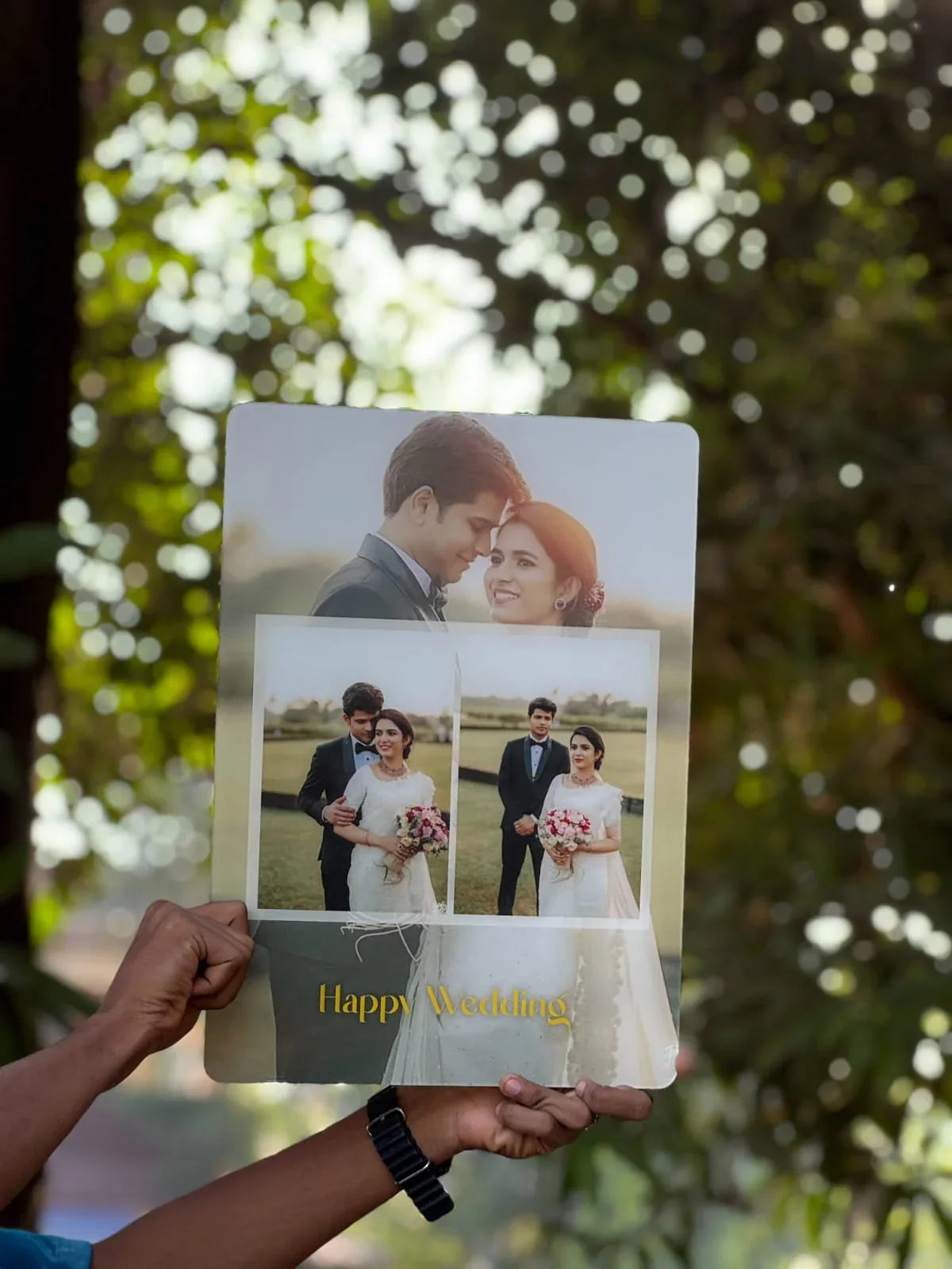 UV acrylic 3 photo frame - Photo frames