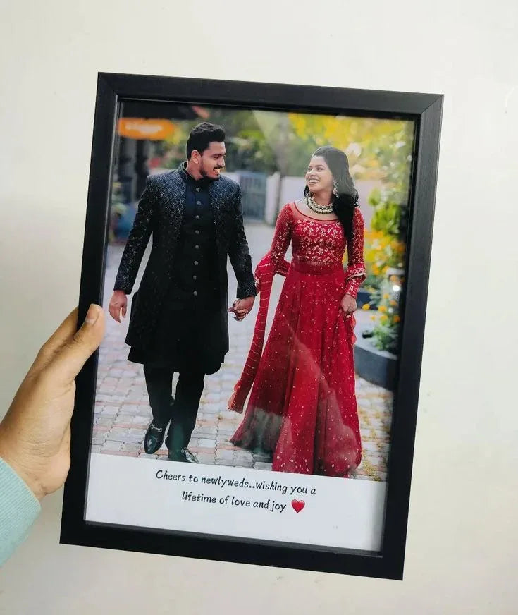 Single photo with caption - Photo frames