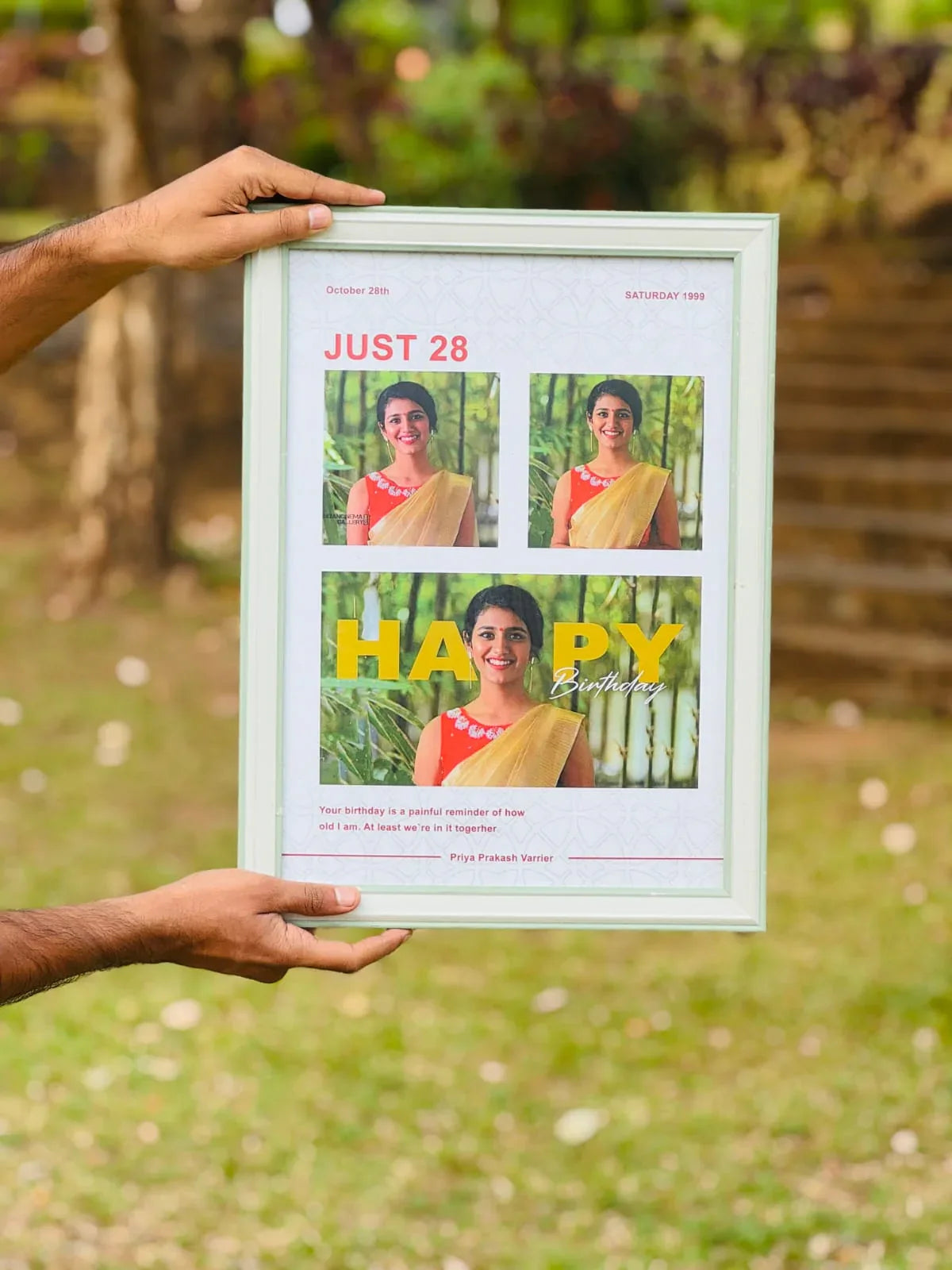 3 photo with caption - Photo frames