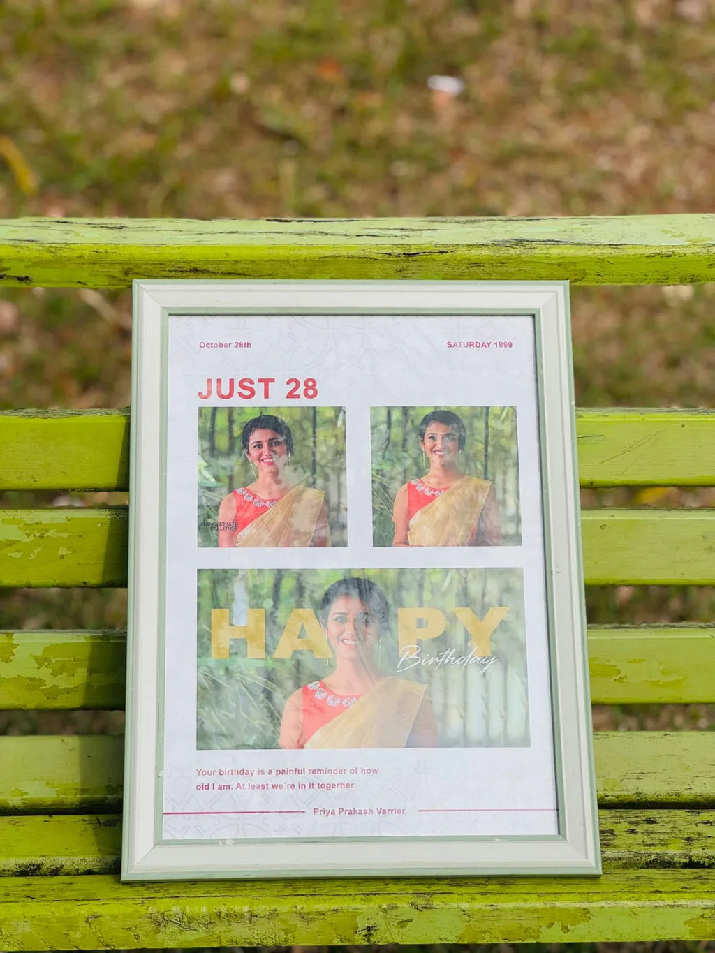3 photo with caption - Photo frames
