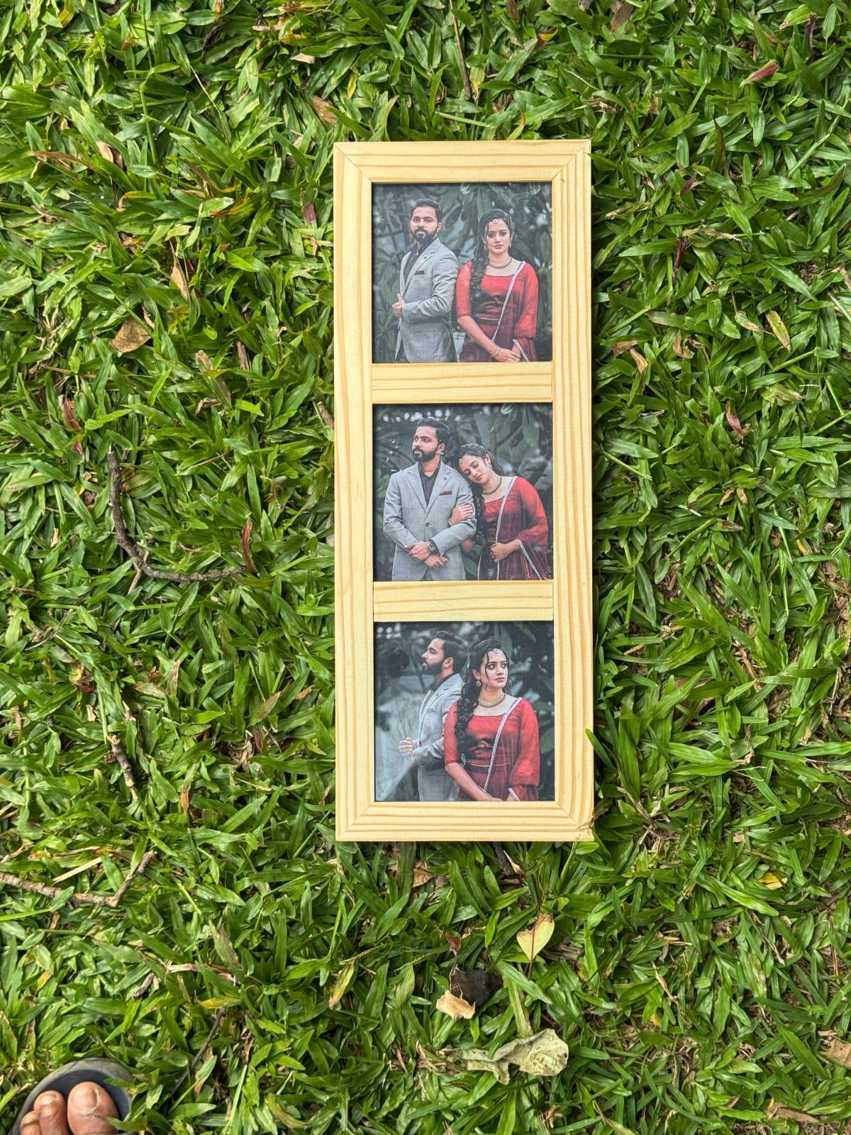 Wooden 3 frame set - Photo frames