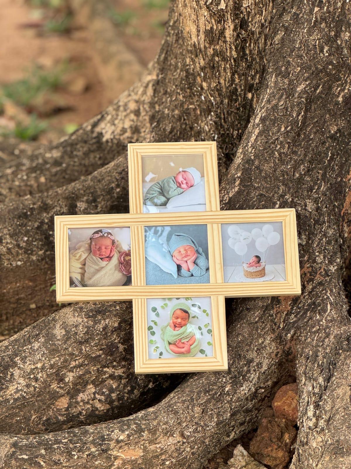 Wooden 5 frame set - Photo frames