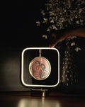 Square round lamp mirror - Photo frames