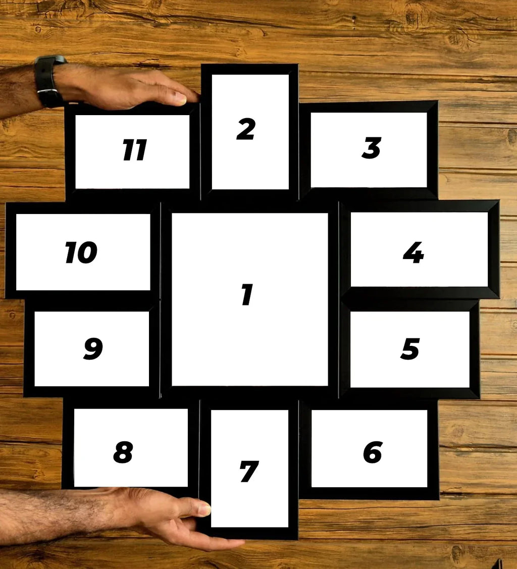 Collage 11 frame set - Photo frames