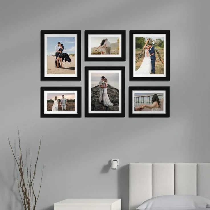 6 wall frame set - Photo frames