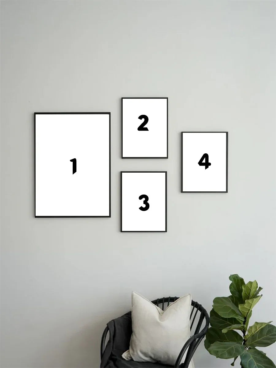 4 wall frame set - Photo frames
