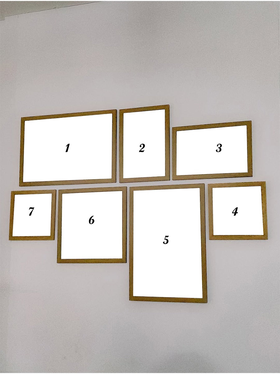 Signature Wall Frame Collection – 7 Pieces