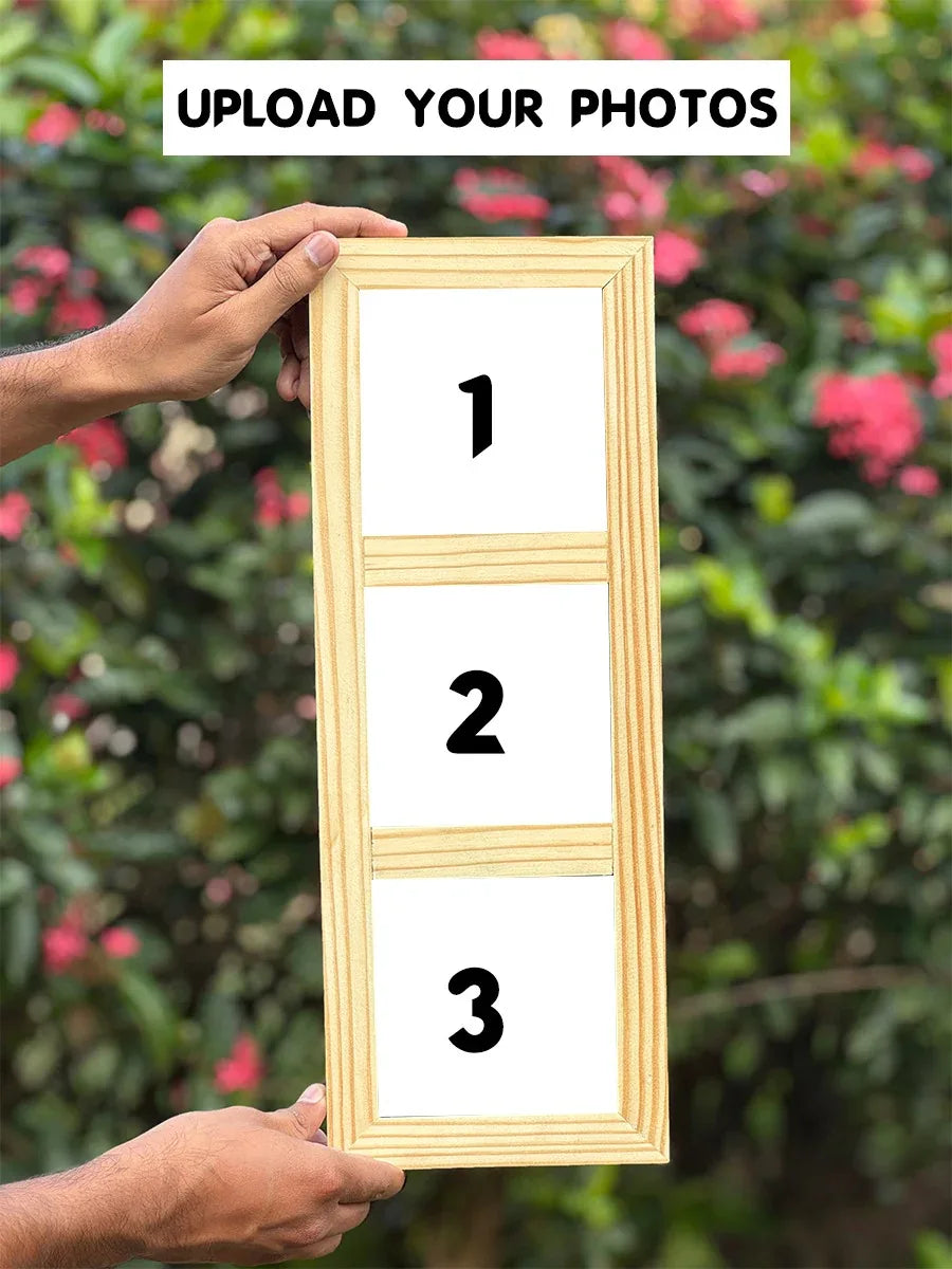 Wooden 3 frame set - Photo frames